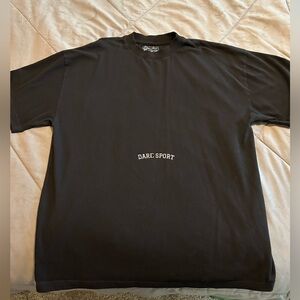 Wolves Club “Premium Vintage” Oversized Unisex Tee in Black - S